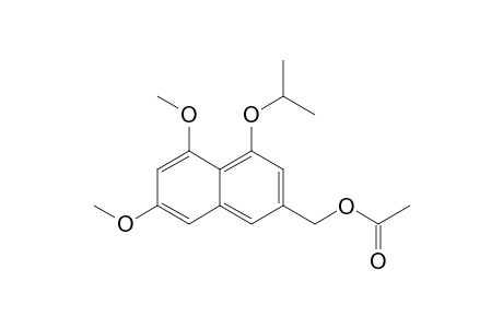 (4-isopropoxy-5,7-dimethoxy-2-naphthyl)methyl acetate