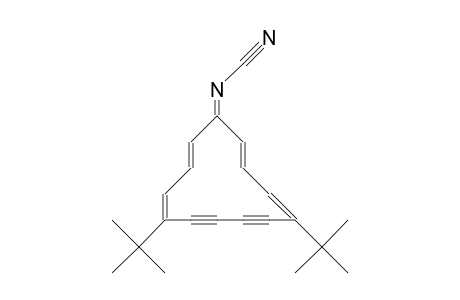 N-Cyano-5,10-di-tert-butyl-cyclotrideca-2,4,10,12-tetraene-6,8-diynylideneamine
