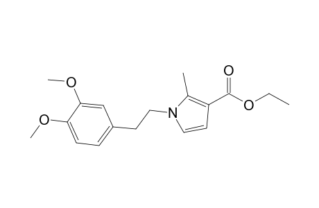 Ethyl 1-[2-(3,4-dimethoxyphenyl)ethyl]-2-methylpyrrole-3-carboxylate