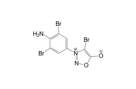 4-Bromo-3-(4'-amino-3',5'-dibromophenyl)sydnone