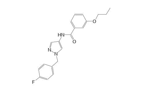 N-[1-(4-fluorobenzyl)-1H-pyrazol-4-yl]-3-propoxybenzamide