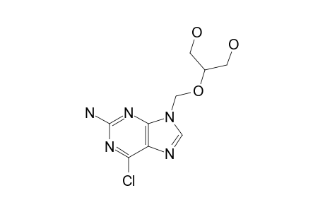 9-[(2-HYDROXY-1-(HYDROXYMETHYL)-ETHOXY]-METHYL]-6-CHLORO-2-AMINOPURINE