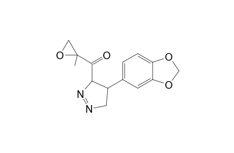 (4-Benzo[1,3]dioxol-5-yl-4,5-dihydro-3H-pyrazol-3-yl)(2-methyloxiranyl)methanone