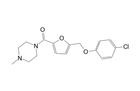 1-{5-[(4-chlorophenoxy)methyl]-2-furoyl}-4-methylpiperazine