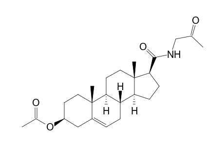 N-(Acetylmethyl)-3-.beta.-(acetoxy)androst-5-ene-17.beta.-carboxamide