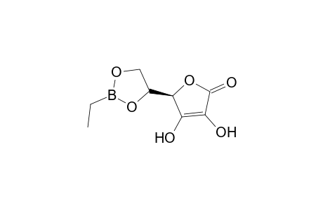 l-Ascorbic acid, 5,6-O-ethylboranediyl-