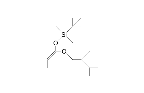 (E)-Dimethyl-tert-butyl-(1-(2,3-dimethyl-butoxy>-1-propenyloxy)-silane
