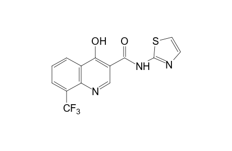 4-hydroxy-N-(2-thiazolyl)-8-(trifluoromethyl)-3-quinolinecarboxamide