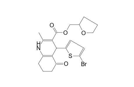 3-quinolinecarboxylic acid, 4-(5-bromo-2-thienyl)-1,4,5,6,7,8-hexahydro-2-methyl-5-oxo-, (tetrahydro-2-furanyl)methyl ester