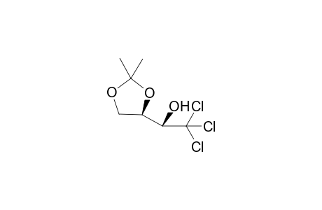 (R,S)-2,2-Dimethyl-.alpha.-(trichloromethyl)-1,3-dioxolane-4-methanol