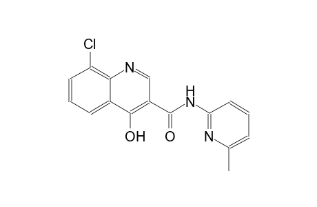 3-quinolinecarboxamide, 8-chloro-4-hydroxy-N-(6-methyl-2-pyridinyl)-