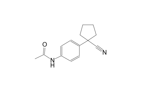 N-[4-(1-cyanocyclopentyl)phenyl]acetamide