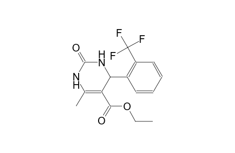 5-pyrimidinecarboxylic acid, 1,2,3,4-tetrahydro-6-methyl-2-oxo-4-[2-(trifluoromethyl)phenyl]-, ethyl ester