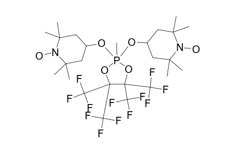 2-METHYL-2,2-BIS-(2,2,6,6-TETRAMETHYL-1-OXYL-4-PIPERIDYL)-4,4,5,5-TETRAKIS-(TRIFLUOROMETHYL)-1,3,2LAMBDA.5-DIOXAPHOSPHOLANE
