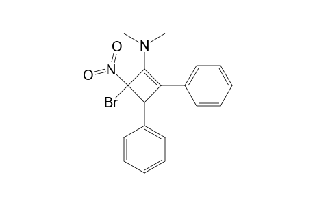 CIS-4-BROMO-N,N-DIMETHYL-4-NITRO-2,3-DIPHENYL-1-CYCLOBUTEN-1-AMINE