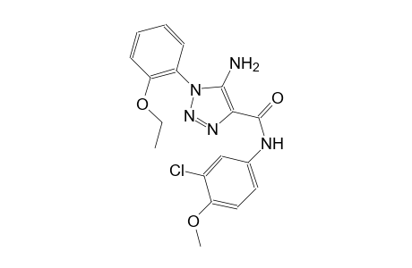 1H-1,2,3-triazole-4-carboxamide, 5-amino-N-(3-chloro-4-methoxyphenyl)-1-(2-ethoxyphenyl)-
