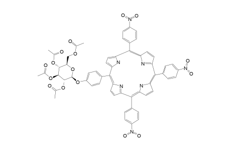 5-[4-(2',3',4',6'-TETRA-O-ACETYL-BETA-D-GLUCOPYRANOSYLOXY)-PHENYL]-10,15,20-TRIS-(4-NITROPHENYL)-PORPHYRIN