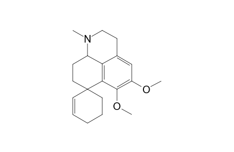 Spiro[7H-benzo[de]quinoline-7,1'-[2]cyclohexene], 1,2,3,8,9,9a-hexahydro-5,6-dimethoxy-1-methyl-