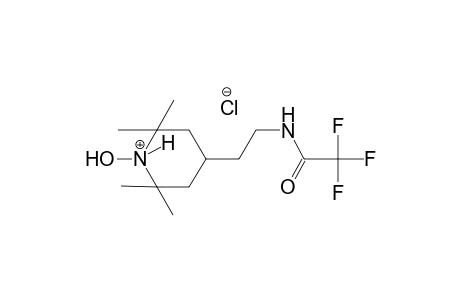 piperidinium, 1-hydroxy-2,2,6,6-tetramethyl-4-[2-[(trifluoroacetyl)amino]ethyl]-, chloride