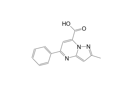 pyrazolo[1,5-a]pyrimidine-7-carboxylic acid, 2-methyl-5-phenyl-