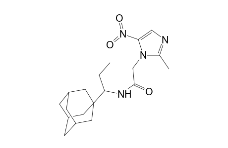 N-[1-(1-adamantyl)propyl]-2-(2-methyl-5-nitro-1-imidazolyl)acetamide