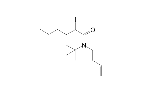 N-(But-3-enyl)-N-tert-butyl-2-iodohexanamide