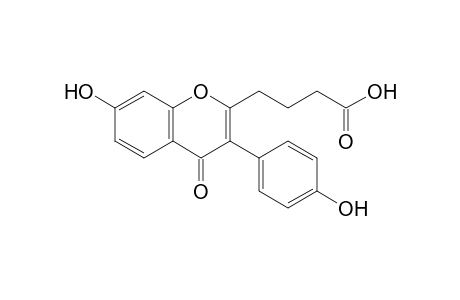 4-[3-(4-hydroxyphenyl)-7-oxidanyl-4-oxidanylidene-chromen-2-yl]butanoic acid