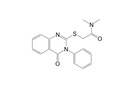 acetamide, 2-[(3,4-dihydro-4-oxo-3-phenyl-2-quinazolinyl)thio]-N,N-dimethyl-