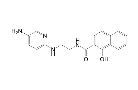 2-Naphthalenecarboxamide, N-[2-[(5-amino-2-pyridinyl)amino]ethyl]-1-hydroxy-
