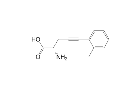 (S)-2-Amino-5-[2-tolyl]pent-4-ynoic acid