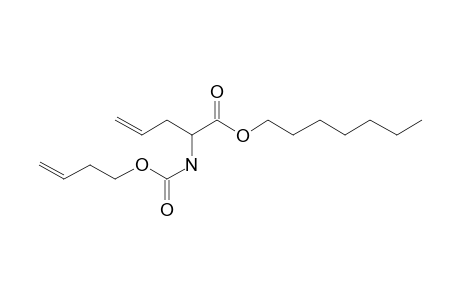 2-Aminopent-4-enoic acid, N-(but-3-en-1-yloxycarbonyl)-, heptyl ester