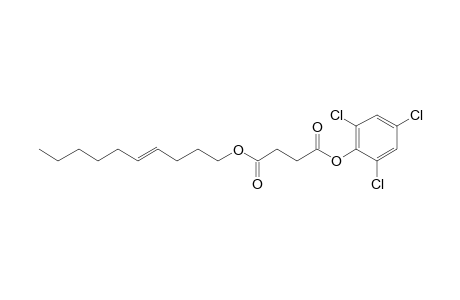 Succinic acid, 2,4,6-trichlorophenyl dec-4-en-1-yl ester