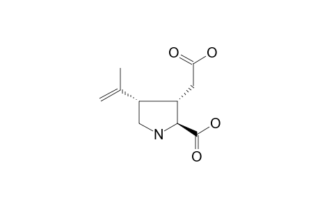 (2S,3S,4S)-3-(carboxymethyl)-4-isopropenyl-proline
