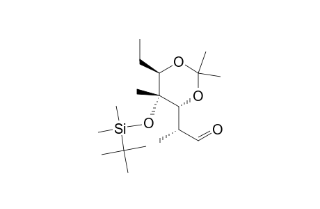 D-gluco-Heptose, 2,6,7-trideoxy-4-O-[(1,1-dimethylethyl)dimethylsilyl]-2-methyl-4-C-methyl-3,5-O-(1-methylethylidene)-