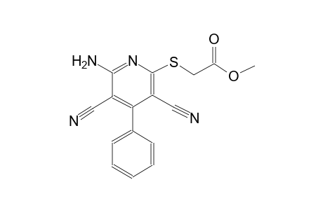 acetic acid, [(6-amino-3,5-dicyano-4-phenyl-2-pyridinyl)thio]-, methyl ester