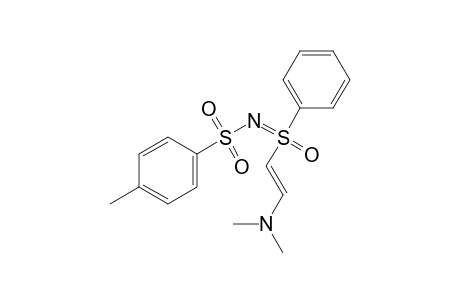 N-[[(E)-2-(dimethylamino)vinyl]-keto-phenyl-persulfuranylidene]-4-methyl-benzenesulfonamide