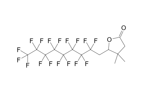 3,3-Dimethyl-4-(2,2,3,3,4,4,5,5,6,6,7,7,8,8,9,9,9-heptadecafluorononyl)-.gamma-butyrolactone