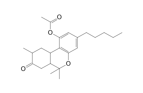 6a,7,8,9,10,10a-hexahydro-1-hydroxy-3-pentyl-6,6,9-trimethyl-6H-dibenzo[b,d]pyran-8-one, acetate