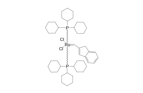 DICHLORO-BIS-(TRICYCLOHEXYLPHOSPHINE)-(INDEN-2-YL-METHYLIDENE)-RUTHENIMU-(II)