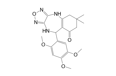 4H-[1,2,5]oxadiazolo[3,4-b][1,4]benzodiazepin-8(5H)-one, 6,7,9,10-tetrahydro-6,6-dimethyl-9-(2,4,5-trimethoxyphenyl)-