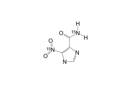 [NO2,CONH2-(15)-N-(2)]-5-NITRO-4-IMIDAZOLECARBOXAMIDE
