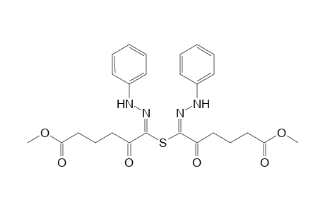 Dimethyl 6,6'-sulfanediyl-bis[5'-oxo-6'-phenylhydroazonohexanoate)
