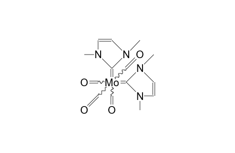 cis-Tetracarbonyl-bis(1,3-dimethyl-4-imidazolin-2-ylidene) molybdenum (0)