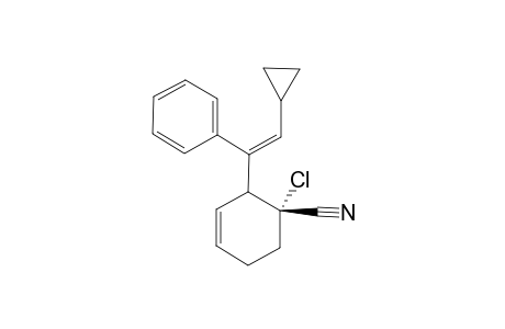1-CHLORO-1-CYANO-2-[(2'-CYCLOPROPYL-1'-PHENYL)-ETHENYL]-CYCLOHEX-3-ENE