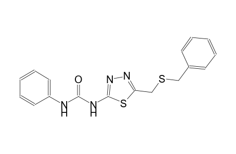 urea, N-phenyl-N'-[5-[[(phenylmethyl)thio]methyl]-1,3,4-thiadiazol-2-yl]-