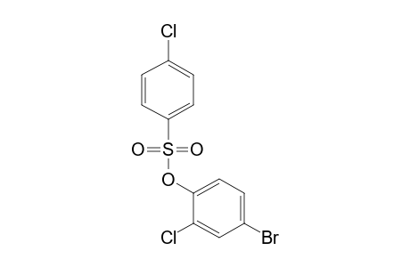 p-CHLOROBENZENESULFONIC ACID, 4-BROMO-2-CHLOROPHENYL ESTER