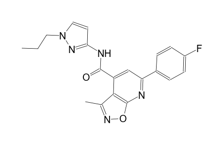 isoxazolo[5,4-b]pyridine-4-carboxamide, 6-(4-fluorophenyl)-3-methyl-N-(1-propyl-1H-pyrazol-3-yl)-
