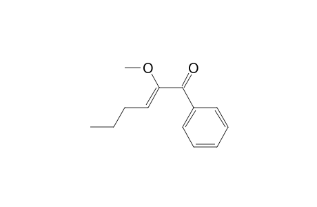 2-Methoxy-1-phenyl-2-hexen-1-one