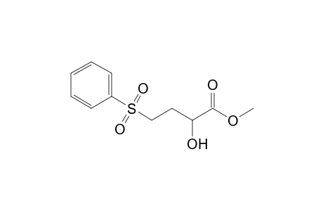 4-(benzenesulfonyl)-2-hydroxybutanoic acid methyl ester