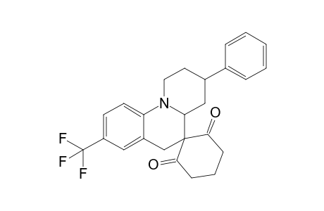 3-Phenyl-8-trifluoromethyl-2,3,4,4a,5,6-hexahydro-1H-spiro-[benzo[c]quinolizine-5,2'-cyclohexane]-1',3'-dione